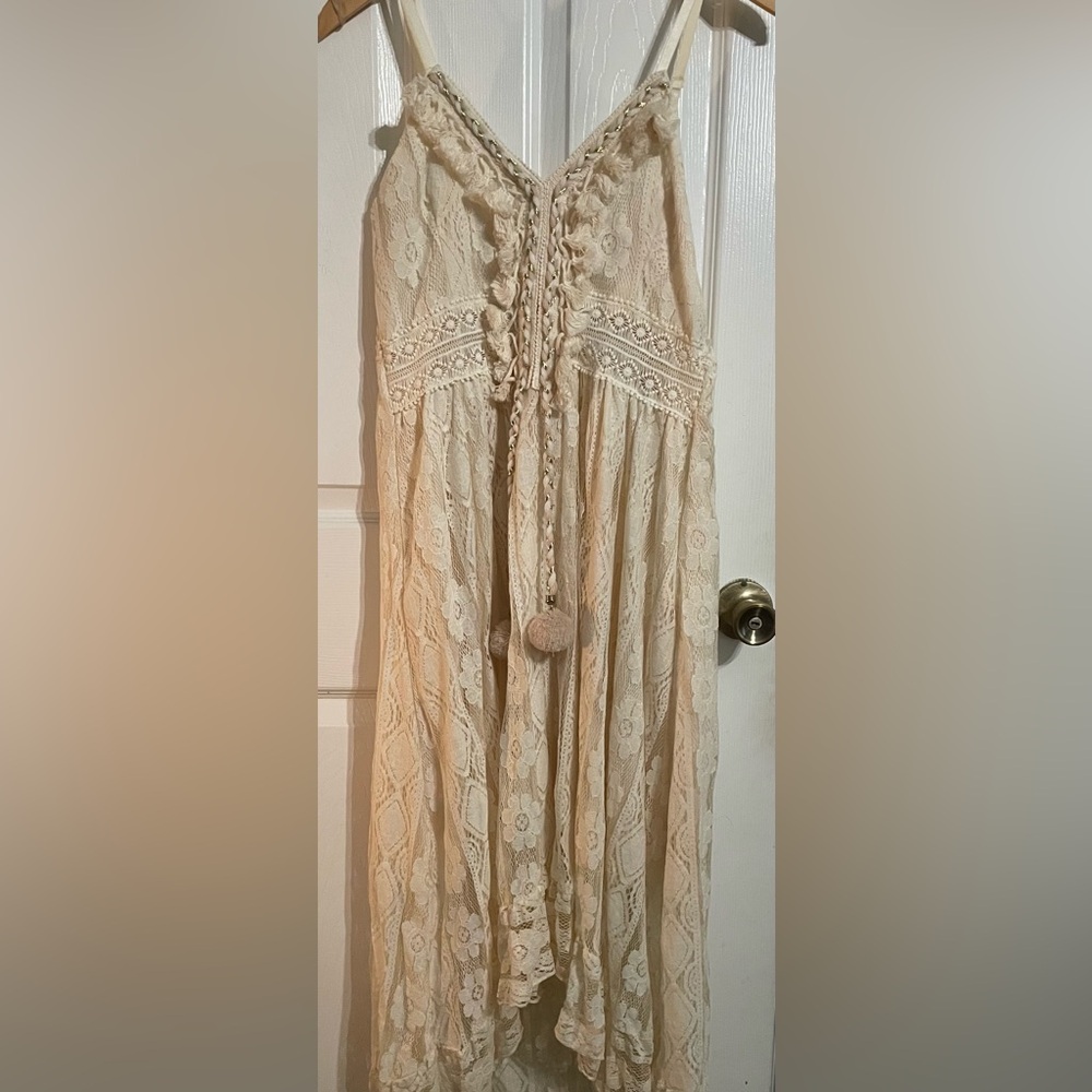 Cider off white lace dress